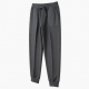 Men's Fleece Cotton Regular Fit Pleated Casual Sweatpants