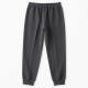 Men's Fleece Cotton Regular Fit Pleated Casual Sweatpants