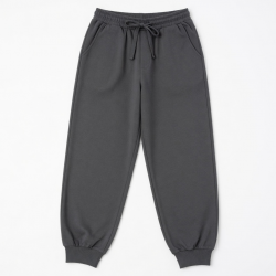 Men's Cotton Polyester Loose Wide Leg Casual Sweatpants