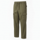 Men's Cotton Straight Casual Elastic Waist Waterproof Cargo Pants