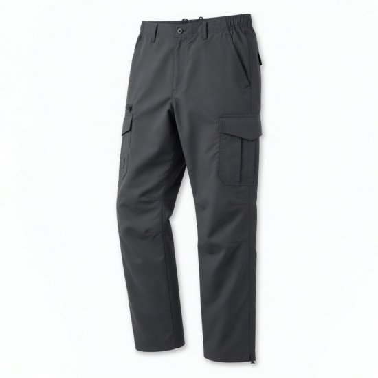 Men's Polyester Sporty Waterproof Breathable Multi-Pocket Joggers