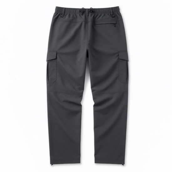 Men's Polyester Sporty Waterproof Breathable Multi-Pocket Joggers