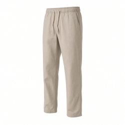 Men's Cotton Straight Casual Drawstring Lightweight Trousers (43)