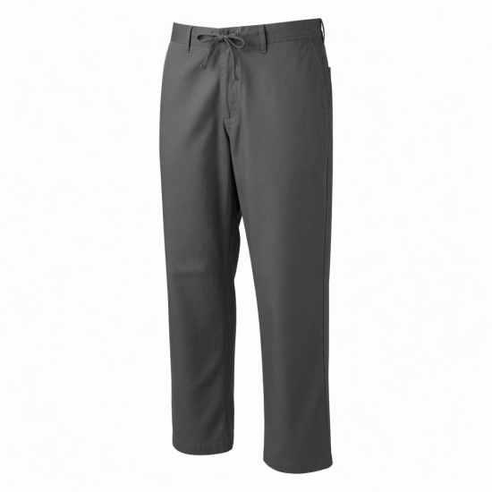 Men's Cotton Polyester Straight Casual Drawstring Trousers (117)