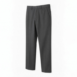 Men's Cotton Polyester Straight Slim Casual Trousers