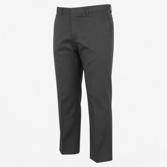Men's Cotton Polyester Straight Slim Formal Pants