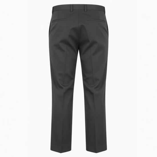 Men's Cotton Polyester Straight Slim Formal Pants