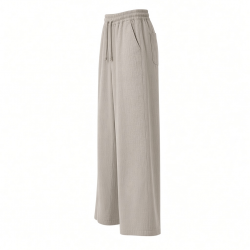 Men's Cotton Polyester Linen Loose Wide Leg Sweatpants