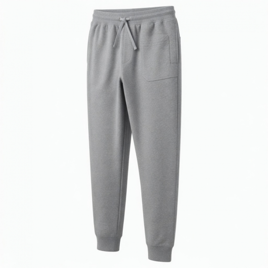 Men's Cotton Polyester Straight Casual Drawstring Sweatpants (38)