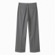 Men's Cotton Polyester Loose Wide Leg Casual Trousers