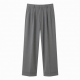 Men's Cotton Polyester Loose Wide Leg Casual Trousers