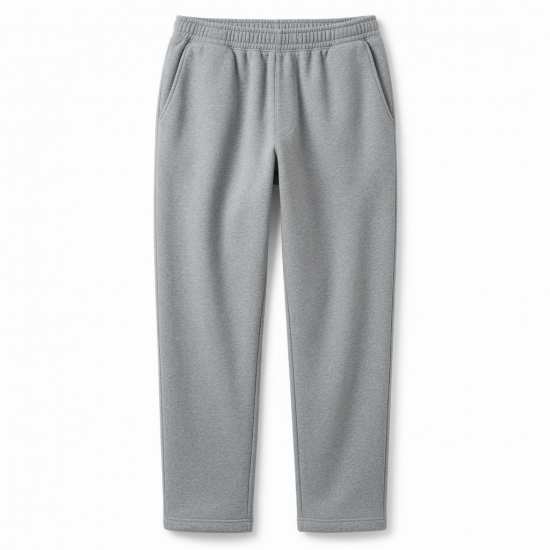 Men's Fleece Cotton Relaxed Casual Elastic Waist Sweatpants