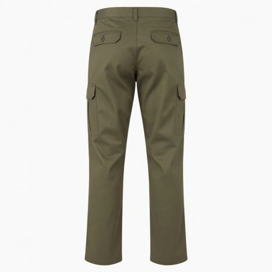 Men's Cotton Polyester Straight Casual Hiking Cargo Pants