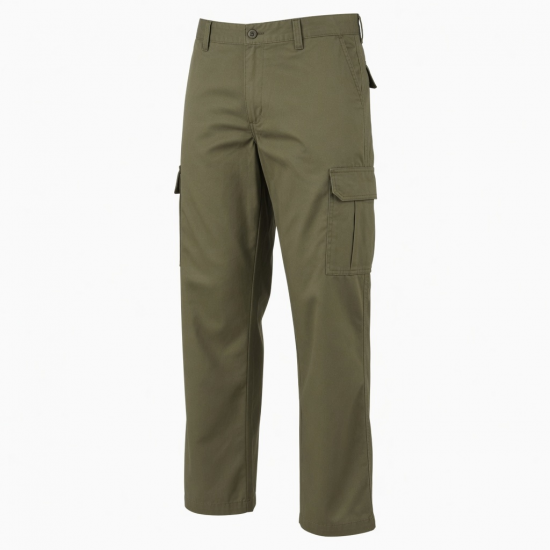 Men's Cotton Polyester Straight Casual Hiking Cargo Pants