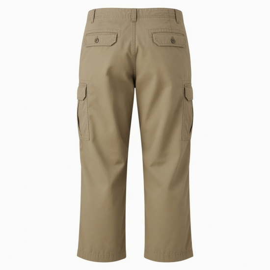 Men's Cotton Straight Casual Work Lightweight Cargo Pants
