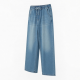 Men's Baggy Streetwear Elastic Waist Lightweight Summer Jeans