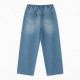 Men's Baggy Streetwear Elastic Waist Lightweight Summer Jeans