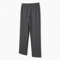 Men's Cotton Polyester Straight Casual Elastic Waist Sweatpants