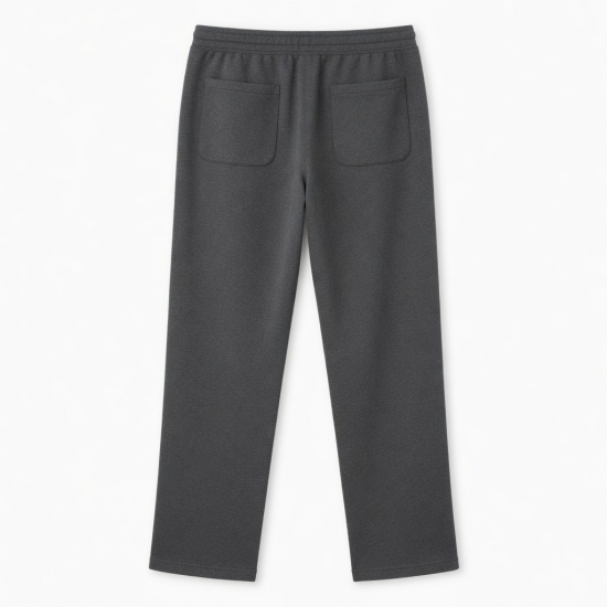 Men's Cotton Polyester Straight Casual Elastic Waist Sweatpants