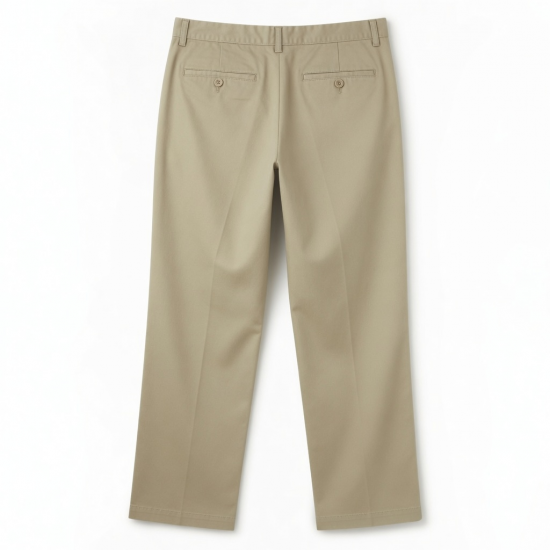 Men's Cotton Straight Casual Business Breathable Trousers