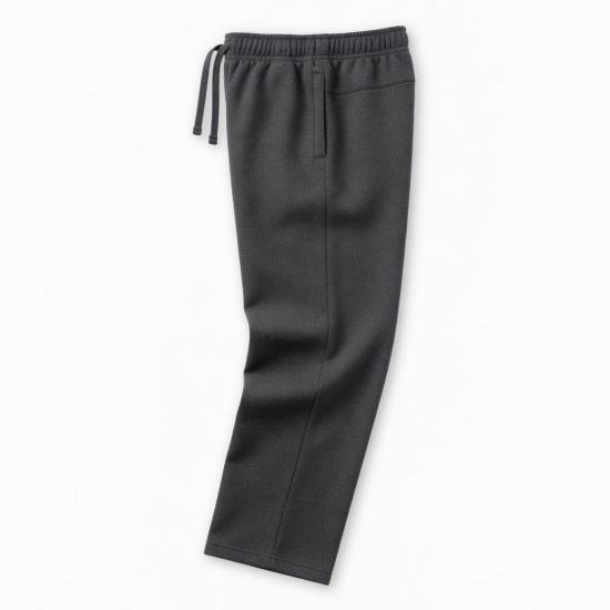 Men's Fleece Straight Sports Vintage Drawstring Sweatpants