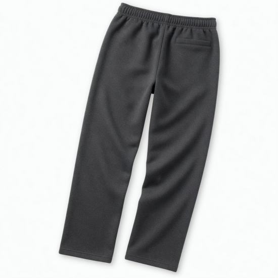 Men's Fleece Straight Sports Vintage Drawstring Sweatpants
