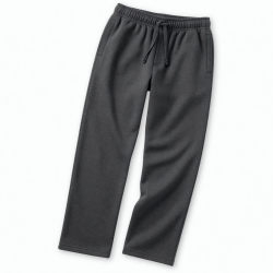 Men's Fleece Straight Sports Vintage Drawstring Sweatpants