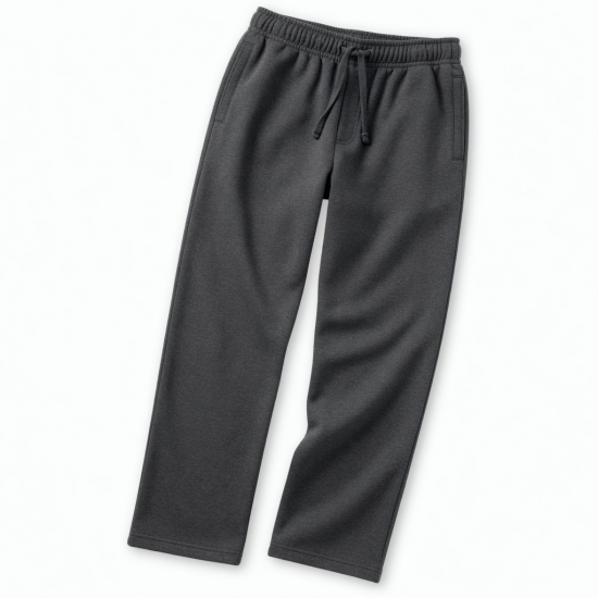 Men's Fleece Straight Sports Vintage Drawstring Sweatpants