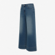 Men's Fleece Cotton Polyester Flared Loose Jeans