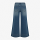 Men's Fleece Cotton Polyester Flared Loose Jeans