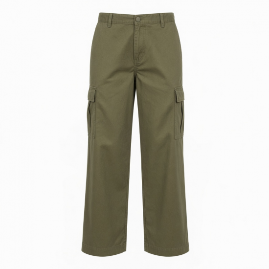Men's Cotton Wide Leg Work Waterproof Breathable Cargo Pants