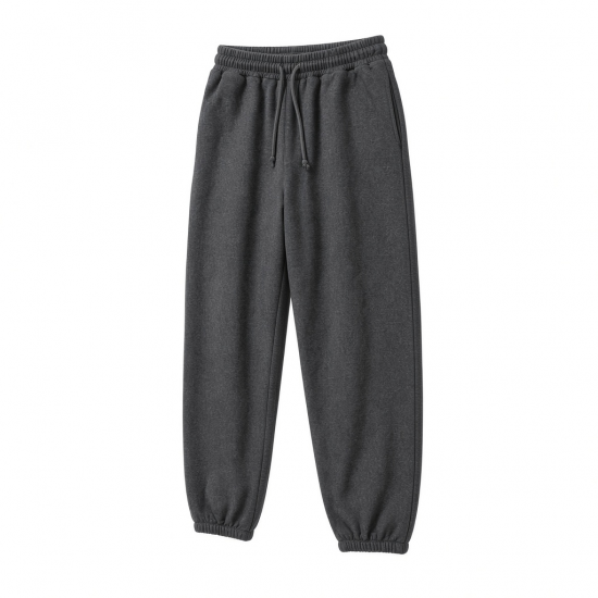 Men's Cotton Polyester Oversized Gym Drawstring Sweatpants