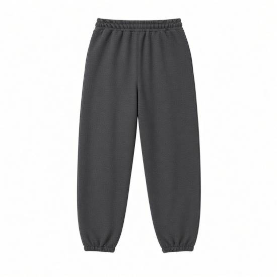 Men's Cotton Polyester Oversized Gym Drawstring Sweatpants