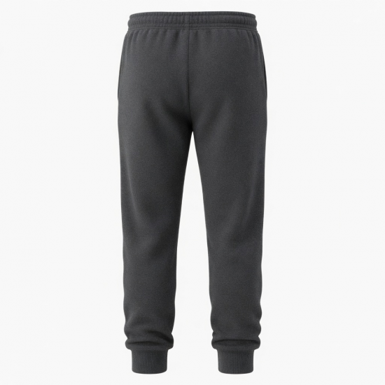Men's Fleece Cotton Polyester Breathable Embroidered Sweatpants