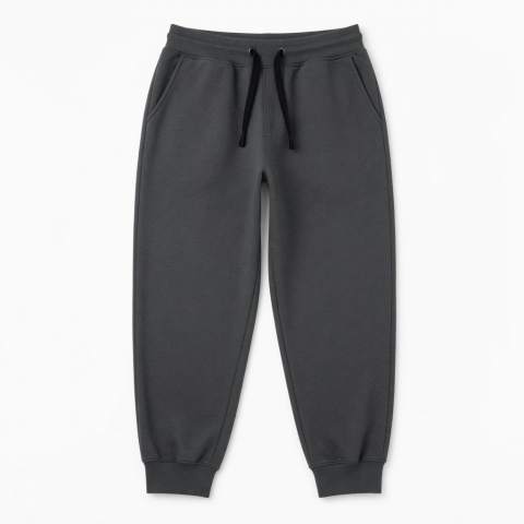 Men's Cotton Baggy Straight Leg Cuffed Casual Sweatpants