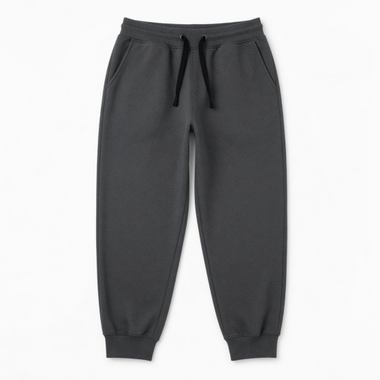 Men's Cotton Baggy Straight Leg Cuffed Casual Sweatpants