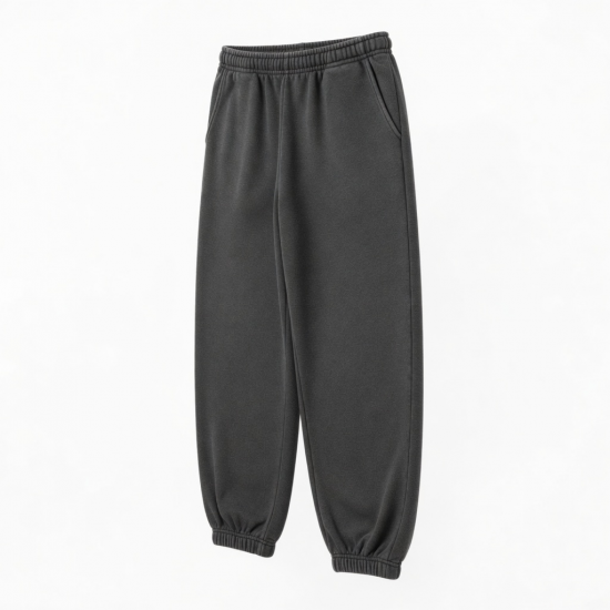 Men's Fleece Cotton Oversized Streetwear Vintage Sweatpants