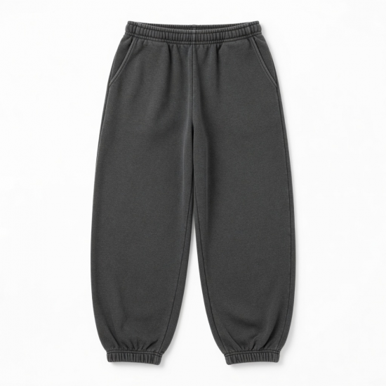 Men's Fleece Cotton Oversized Streetwear Vintage Sweatpants