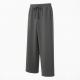 Men's Fleece Cotton Polyester Wide Leg Casual Sweatpants