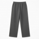 Men's Fleece Cotton Polyester Wide Leg Casual Sweatpants