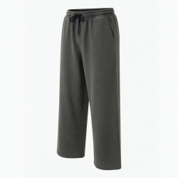 Men's Cotton Wide Leg Vintage Elastic Waist Waterproof Sweatpants