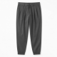 Men's Cotton Polyester Pleated Formal Drawstring Sweatpants