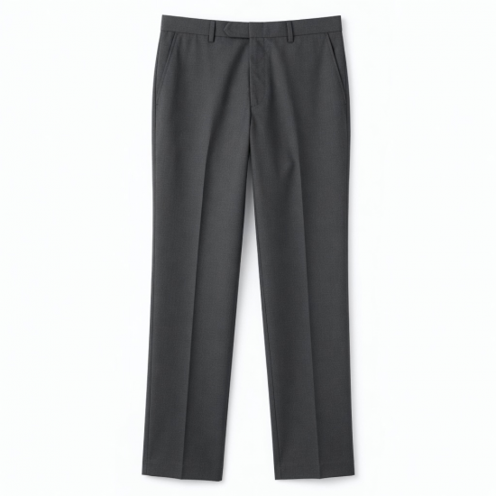 Men's Polyester Straight Leg Formal Business Lightweight Pants