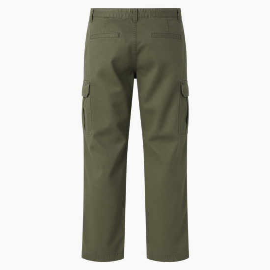 Men's Cotton Polyester Straight Casual Outdoor Cargo Pants