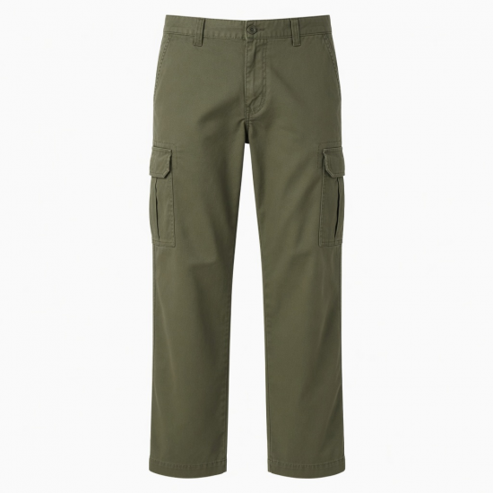Men's Cotton Polyester Straight Casual Outdoor Cargo Pants