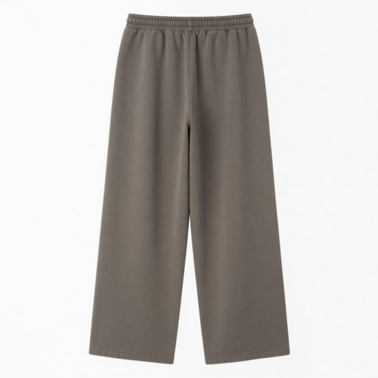 Men's Cotton Loose Wide Leg Casual Retro Sweatpants
