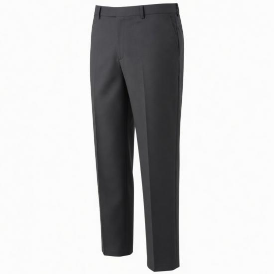 Men's Polyester Straight Slim Formal Business Trousers