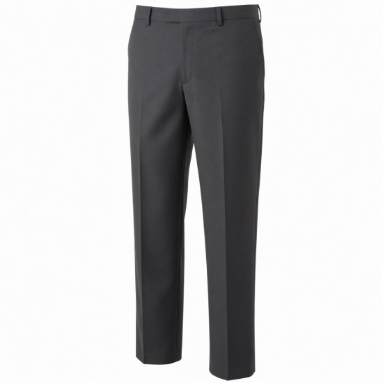Men's Polyester Straight Slim Formal Business Trousers