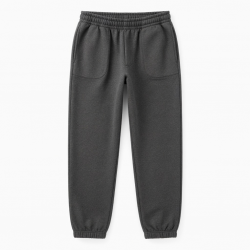 Men's Fleece Cotton Loose Straight Casual Sweatpants