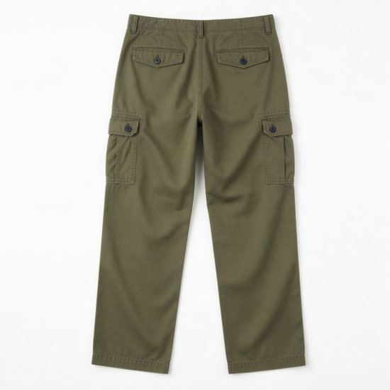 Men's Cotton Loose Straight Casual Outdoor Cargo Pants